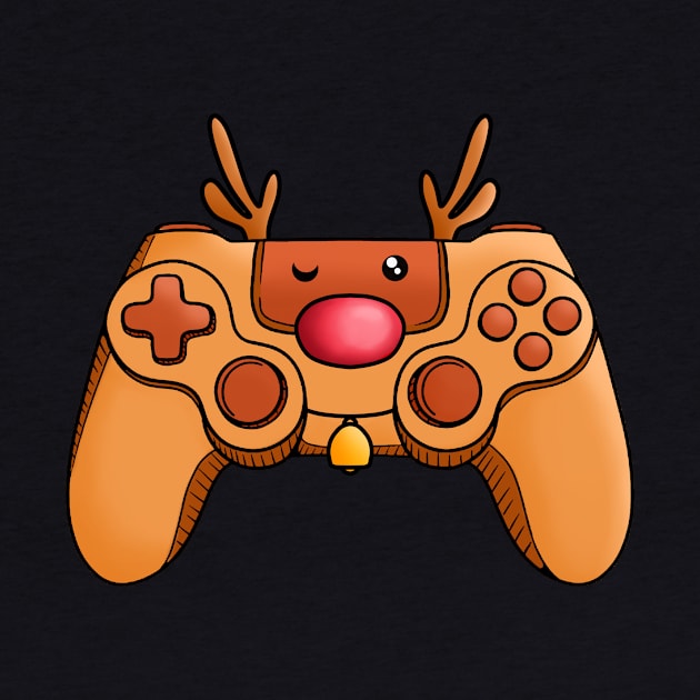 Reindeer Game Pad Christmas by Nessanya